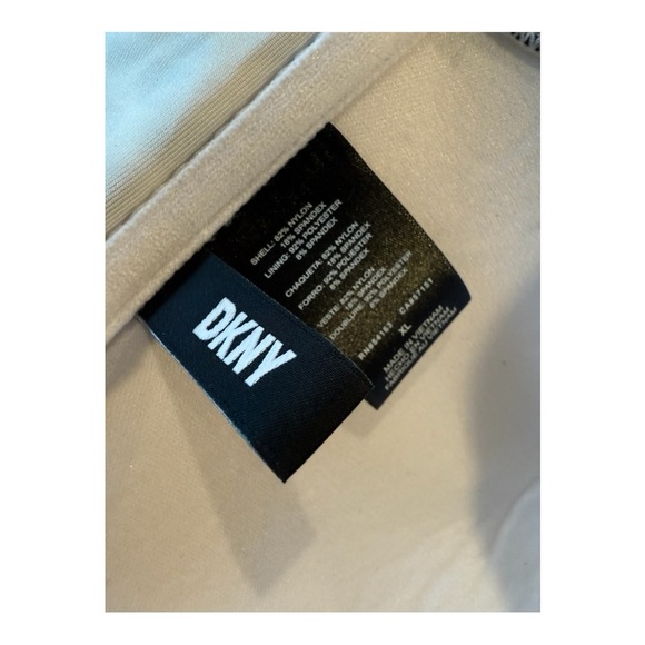 DKNY Women's Leopard-Print Bandeau Tie-Front Bikini Push Up Top Size XLarge NEW - Picture 5 of 11